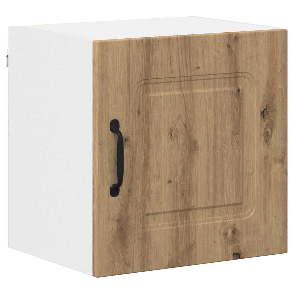Küchenhängeschrank mit Tür 2 pcs Artisan-Eiche 40 x 31 x 40 cm